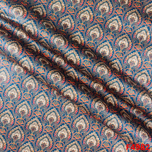 Digital Print Glaze Cotton Fabric-F4982